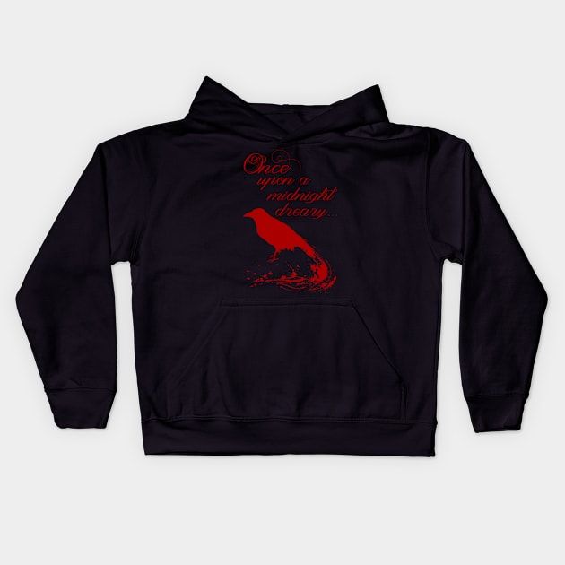 Midnight dreary Kids Hoodie by Wicked9mm